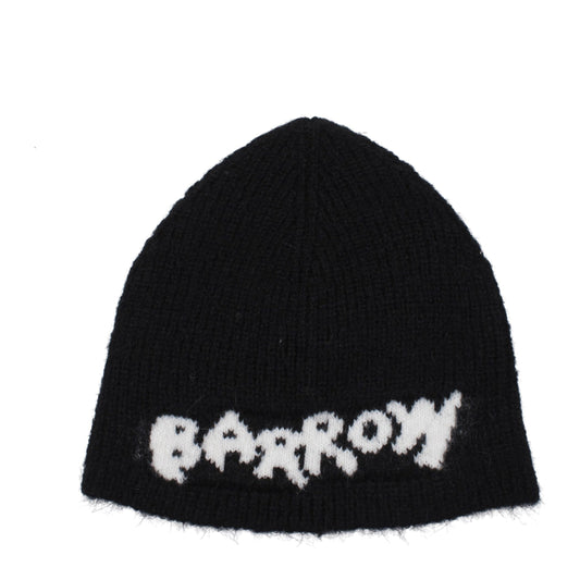 Black Marabou Beanie