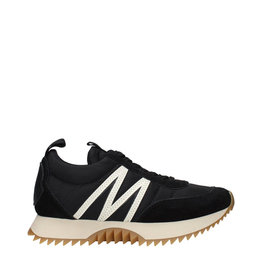 Black Fabric Low Top Sneakers